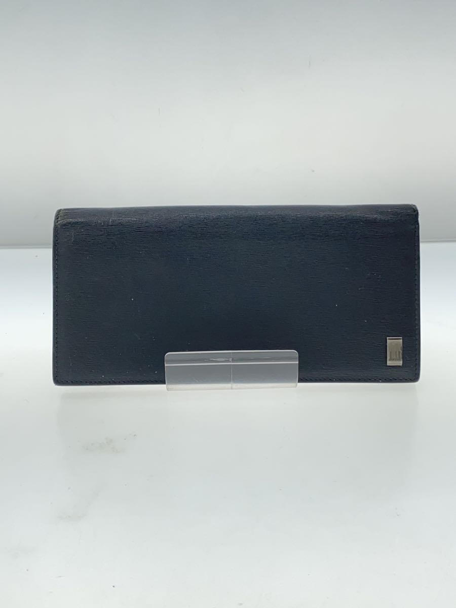 【中古】dunhill◆長財布/--/BLK/無地/メンズ【服飾雑貨他】