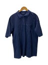 【中古】半袖シャツ/L/コットン/NVY【メンズウェア】