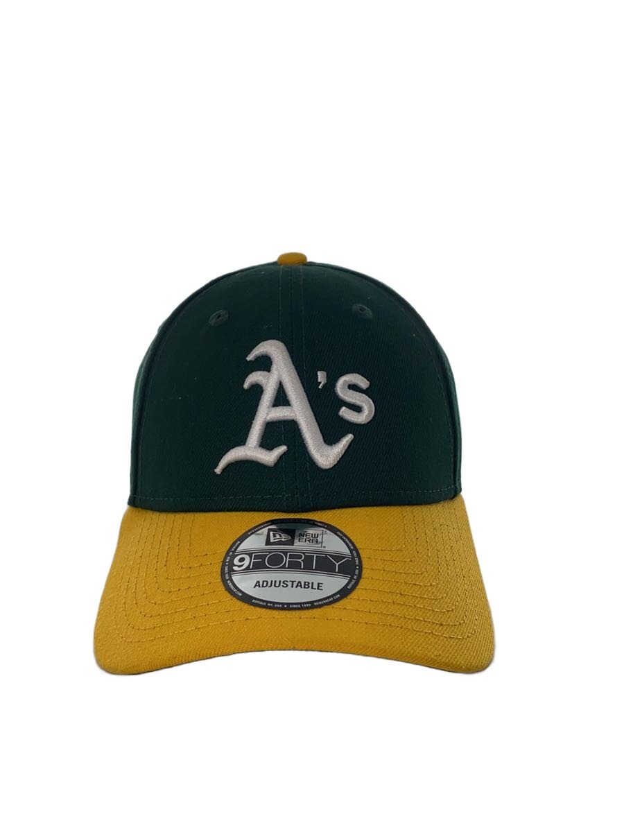 Cap - 【中古】NEW ERA◆キャップ/--/ポリエステル/GRN/メンズ【服飾雑貨他】