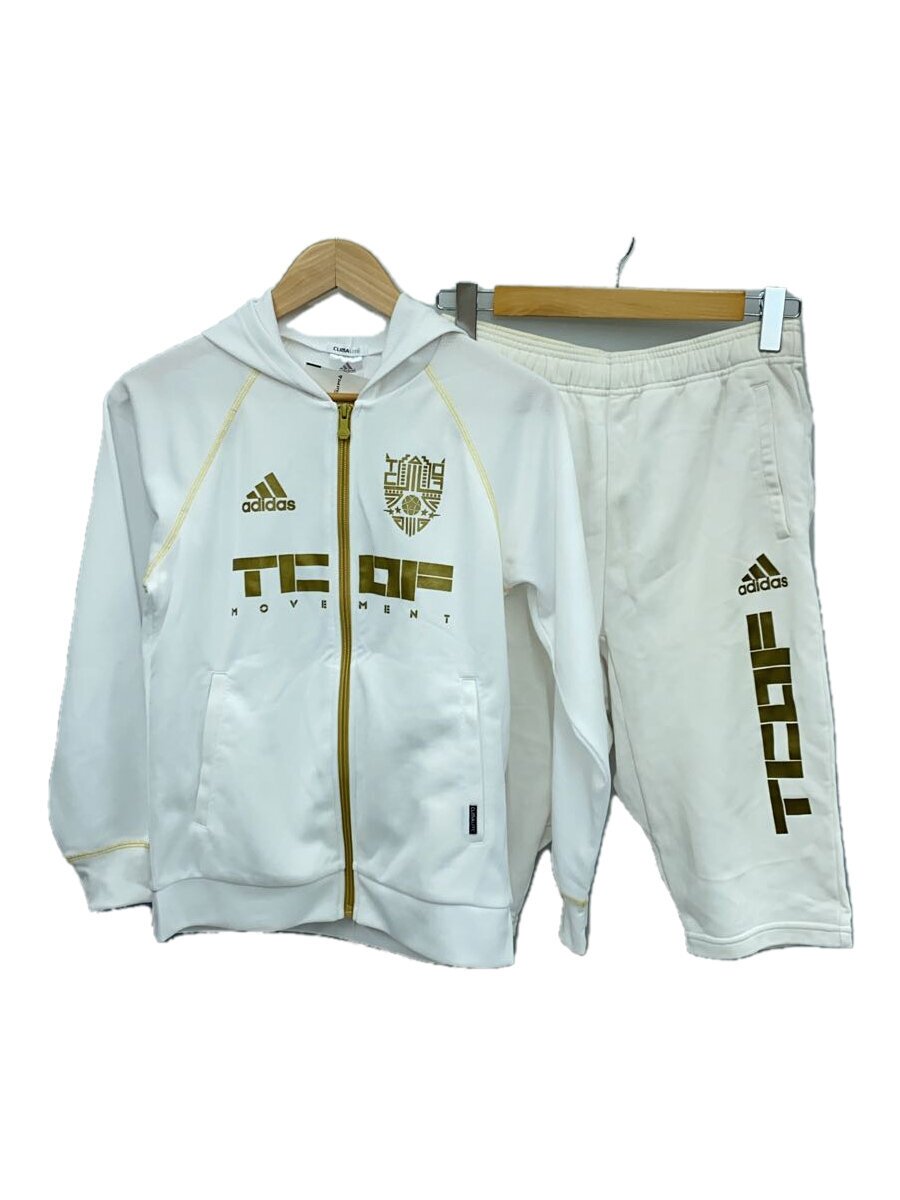 【中古】adidas◆スポーツウェアー/M/WHT/JD1036【スポーツ】