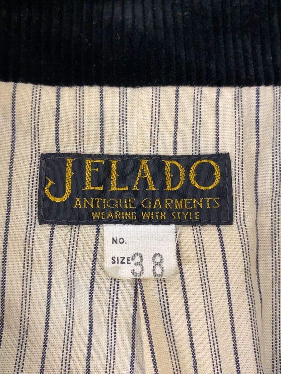 【中古】JELADO◆ジャケット/38/コーデュロイ/BLK/無地【メンズウェア】