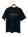 Supreme◆Tシャツ/S/コットン/BLK/プリント