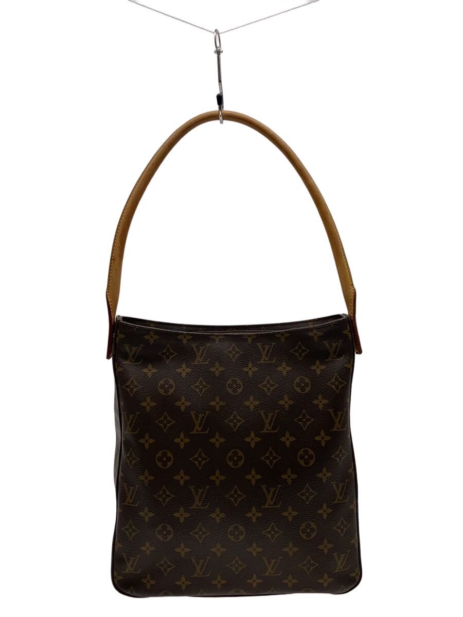 LOUIS VUITTON◆ルーピングGM_モノグラム・キャンバス/PVC/BRW//