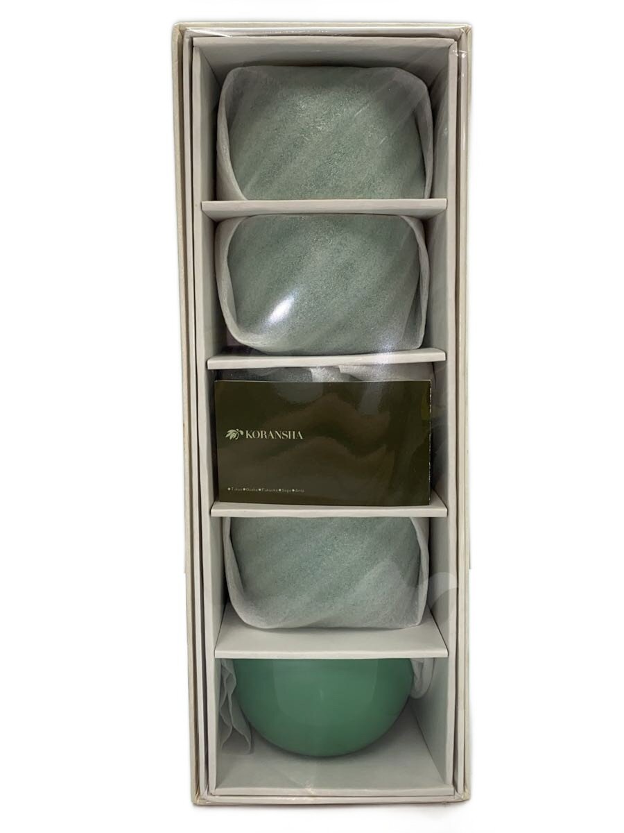 【中古】香蘭社◆湯呑/5点セット/GRN//【キッチン用品】