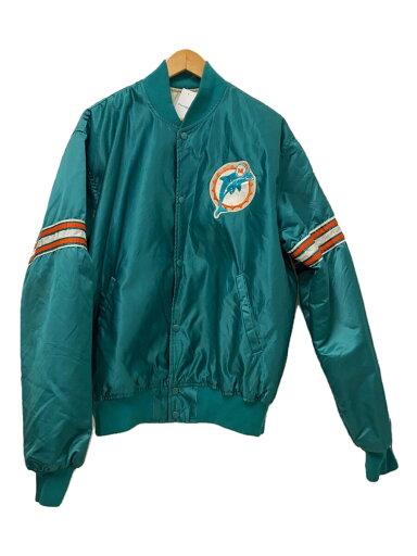 【中古】STARTER◆90s/NFL/マイアミドルフィンズジャケット/スタジャン/XL/--/グリーン【メンズウェア】 【中古】STARTER◆90s/NFL/マイアミドルフィンズジャケット/スタジャン/XL/--/グリーン【メンズウェア】