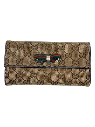 【中古】GUCCI◆3つ折り財布/レザー/CML/総柄/レディース【服飾雑貨他】 【中古】GUCCI◆3つ折り財布/レザー/CML/総柄/レディース【服飾雑貨他】