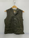 【中古】Nigel Cabourn◆ベスト/48/コットン/KHK//【メンズウェア】(4)