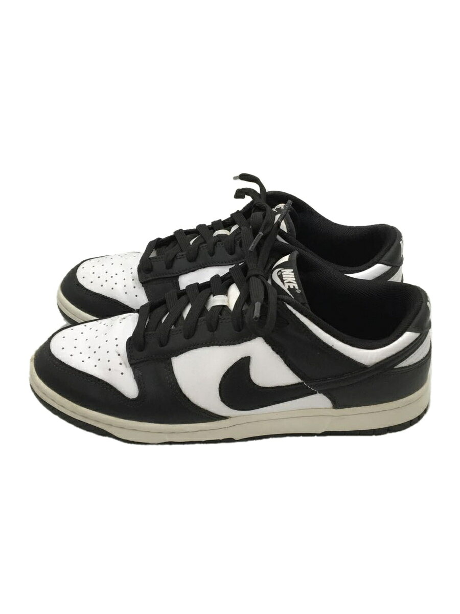 【中古】NIKE◆DUNK LOW RETRO/DD1391-100/27cm/WHT/フェイクレザー/ナイキ/パンダダンク【シューズ】