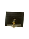 【中古】FENDI◆カードケース/ブラック/レディース【服飾雑貨他】