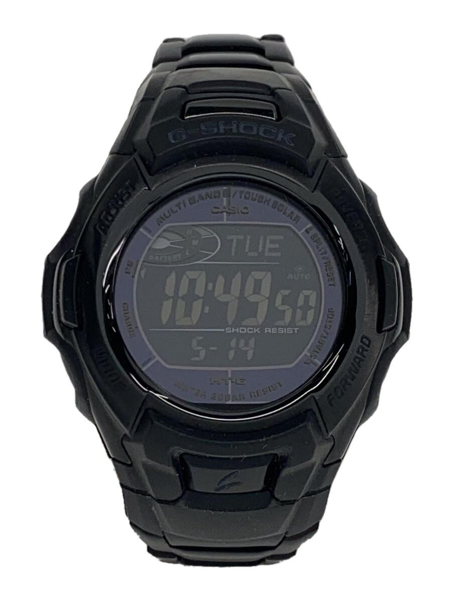 【中古】CASIO◆ソーラー腕時計・G-SHOCK/デジタル/BLK【服飾雑貨他】