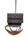 【中古】LOUIS VUITTON◆ポシェット・フロランティーヌ_モノグラム・キャンバス_BRW/PVC/BRW【バッグ】