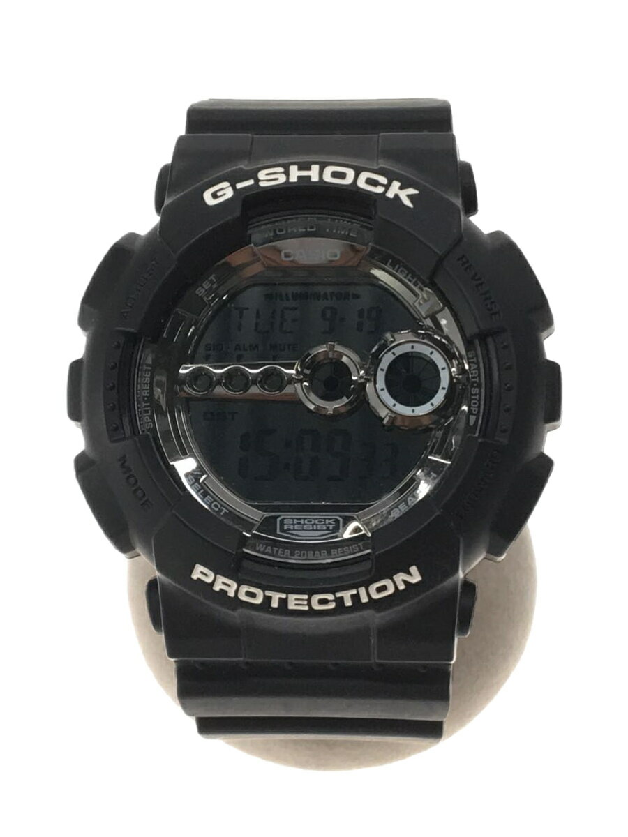 【中古】CASIO◆クォーツ腕時計・G-SHOCK/デジタル/BLK/BLK【服飾雑貨他】