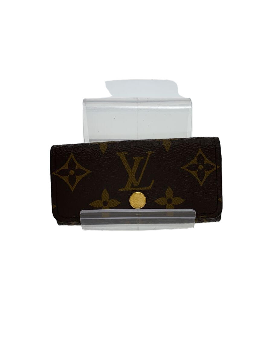【中古】LOUIS VUITTON◆キーケース/レザー/BRW/総柄/レディース/M69517【服飾雑貨他】