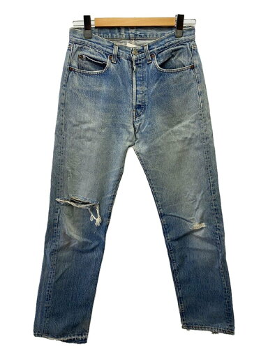 【中古】Levi’s◆ストレートパンツ/31/コットン/IDG/501/ダメージ有【メンズウェア】 【中古】Levi’s◆ストレートパンツ/31/コットン/IDG/501/ダメージ有【メンズウェア】