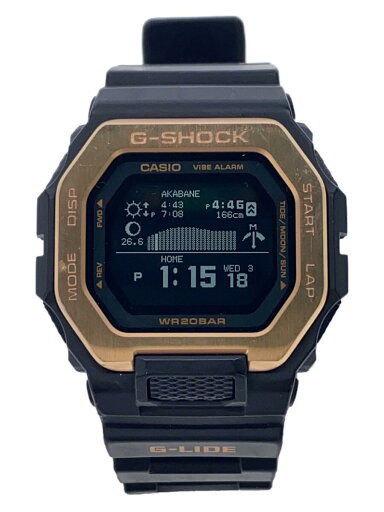 【中古】CASIO◆クォーツ腕時計_G-SHOCK/アナログ/ラバー/BLK【服飾雑貨他】 【中古】CASIO◆クォーツ腕時計_G-SHOCK/アナログ/ラバー/BLK【服飾雑貨他】