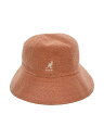 【中古】KANGOL◆バケットハット/M/アクリル/PNK/レディース/K3050ST【服飾雑貨他】