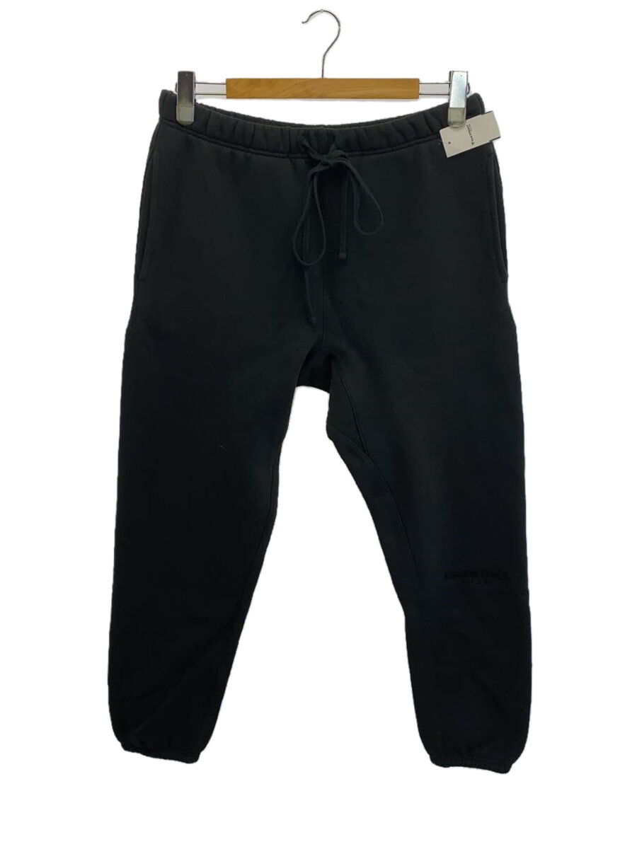 【中古】ESSENTIALS◆スウェットパンツ/M/コットン/ブラック【メンズウェア】