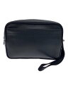 【中古】LOUIS VUITTON◆カルガ_タイガ_BLK/レザー/BLK【バッグ】