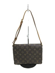 【中古】LOUIS VUITTON◆ミュゼット・タンゴ・ショートショルダー_モノグラム_BRW/PVC/BRW【バッグ】