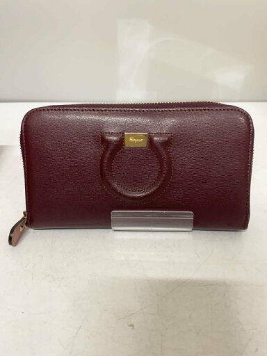 【中古】Salvatore Ferragamo◆ガンチーニ長財布/レザー/BRD/レディース/JL-22C843【服飾雑貨他】 【中古】Salvatore Ferragamo◆ガンチーニ長財布/レザー/BRD/レディース/JL-22C843【服飾雑貨他】