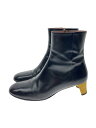 【中古】GUCCI◆ブーツ/38/BLK/レザー/404020【シューズ】(4)