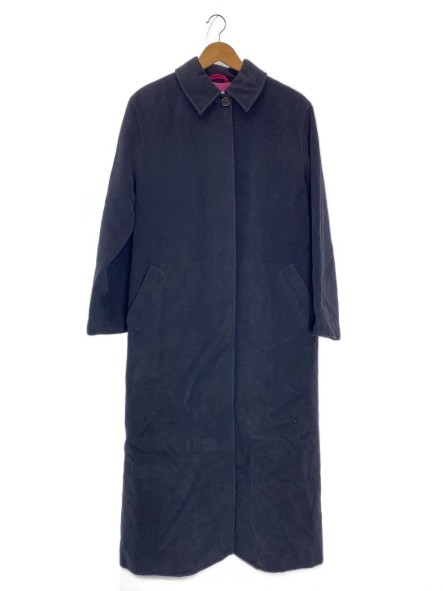 【中古】Paul Smith WOMEN◆ステンカラーコート/40/アンゴラ/BLK【レディースウェア】
