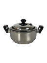 【中古】Arnest/ほっとく保存鍋/20cm/両手鍋/容量:2L/シルバー【キッチン用品】