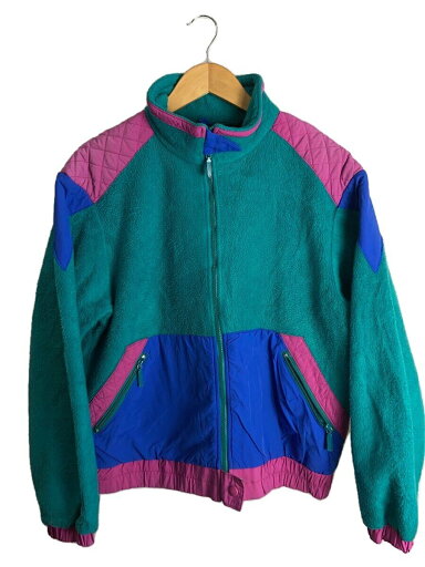 【中古】EDDIE BAUER◆フリースジャケット/L/ポリエステル/GRN【レディースウェア】 【中古】EDDIE BAUER◆フリースジャケット/L/ポリエステル/GRN【レディースウェア】