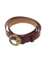 【中古】LOUIS VUITTON◆サンチュール・ヴェルニ(30MM)_モノグラム・ヴェルニ_RED/エナメル/RED/レディース【服飾雑貨他】