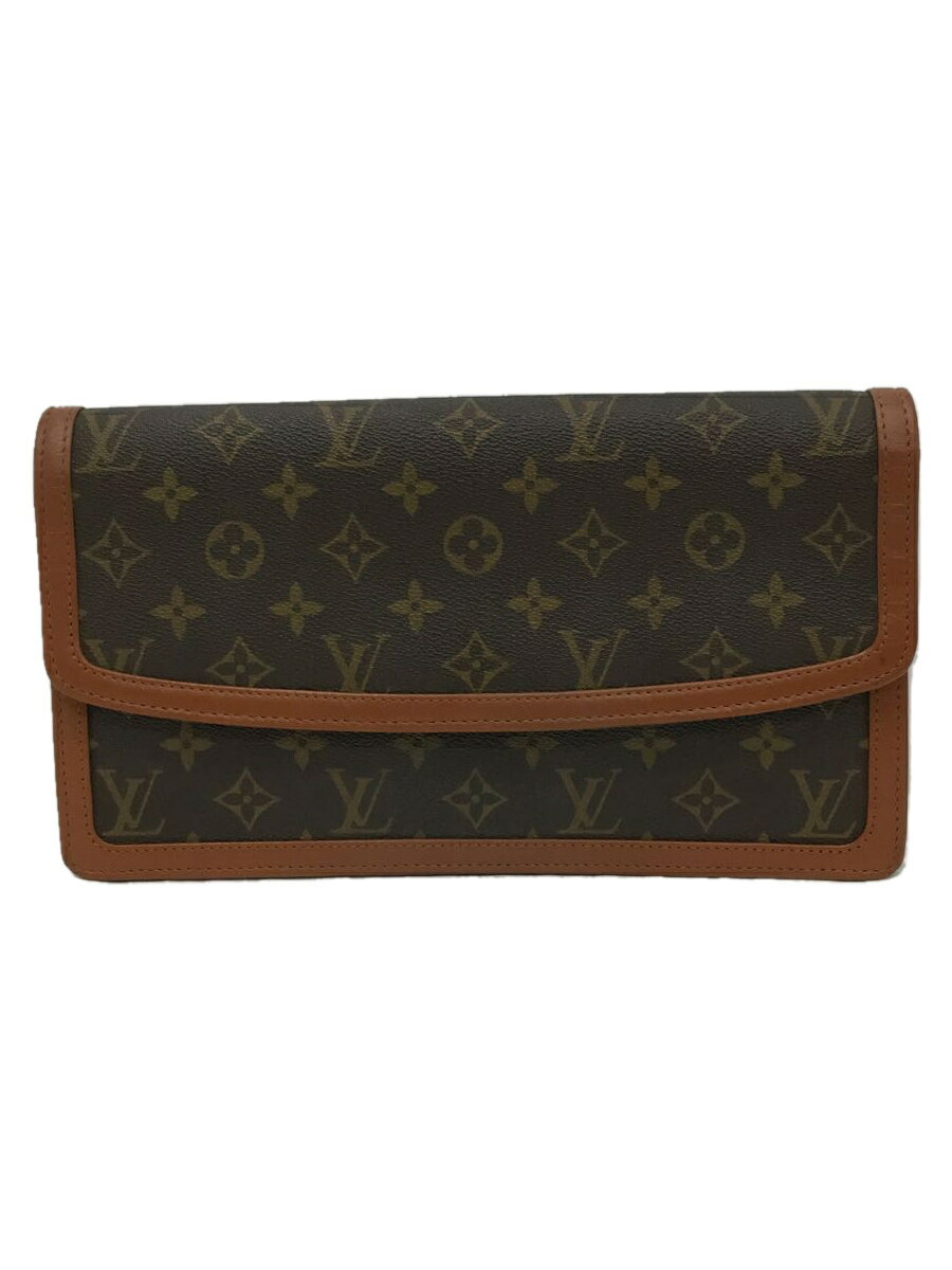 【中古】LOUIS VUITTON◆ポシェット・ダム_モノグラム_BRW/PVC/BRW【バッグ】