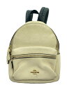 【中古】COACH◆リュック/レザー/ホワイト/e1757/バックパック【バッグ】