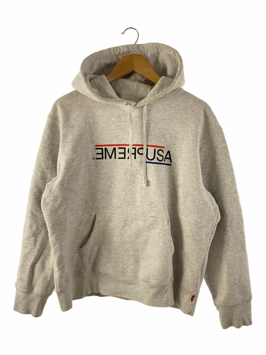 【中古】Supreme◆パーカー/S/コットン/GRY【メンズウェア】