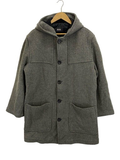 【中古】HUGO BOSS◆コート/--/ウール/GRY/無地/22-0603【メンズウェア】 【中古】HUGO BOSS◆コート/--/ウール/GRY/無地/22-0603【メンズウェア】
