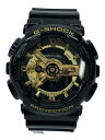 【中古】CASIO◆クォーツ腕時計・G-SHOCK/デジアナ/ラバー/BLK/BLK【服飾雑貨他】