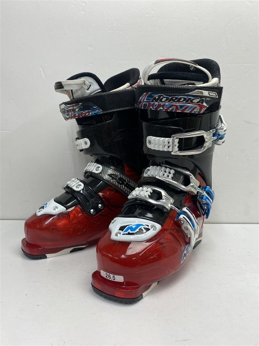 【中古】NORDICA◆スキーブーツ/26.5cm/RED/FIREARROW【スポーツ】