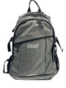 【中古】Coleman◆リュック/バックパック/グレー/ヘリンボーン【バッグ】