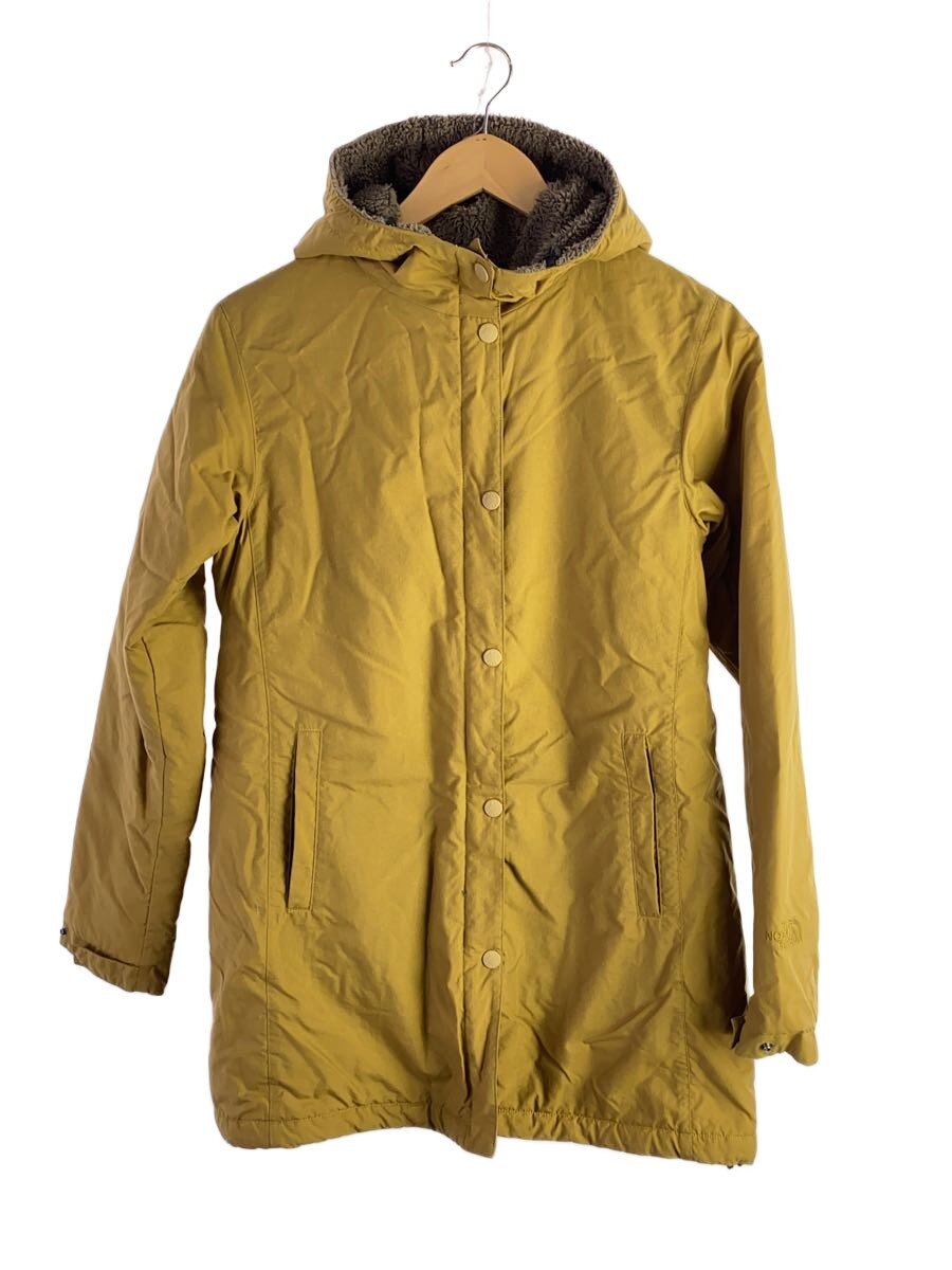 【中古】THE NORTH FACE◆COMPACT NOMAD COAT_コンパクト ノマドコート/L/ナイロン/KHK【レディースウェア】