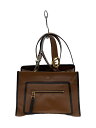 【中古】FENDI◆ラナウェイスモール/レザー/BRW/8BH344/角擦れ、破れ有【バッグ】