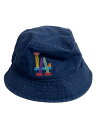 【中古】NEW ERA◆バケットハット/--/コットン/NVY/レディース【服飾雑貨他】