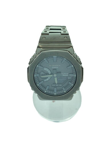 【中古】CASIO◆ソーラー腕時計_G-SHOCK/デジアナ/ステンレス/BLK/BLK【服飾雑貨他】 【中古】CASIO◆ソーラー腕時計_G-SHOCK/デジアナ/ステンレス/BLK/BLK【服飾雑貨他】
