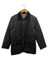 【中古】MACKINTOSH PHILOSOPHY◆リバーシブルキルティングジャケット/36/ブラック/襟コーデュロイ/H1F19-601-09【メンズウェア】