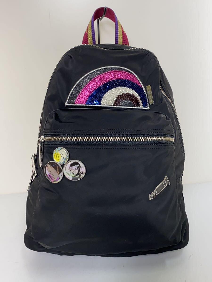 MARC JACOBS - 【中古】MARC JACOBS◆×julie verhoeven/リュック/--/BLK/プリント【バッグ】
