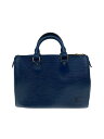 【中古】LOUIS VUITTON◆スピーディ25_エピ_BLU/レザー/BLU【バッグ】