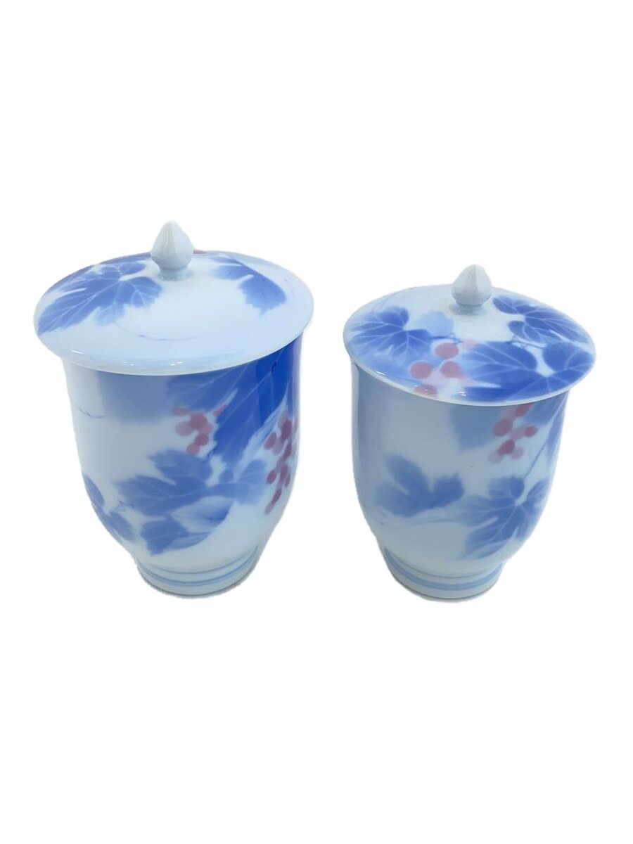 【中古】深川製磁◆湯呑/2点セット/WHT//【キッチン用品】