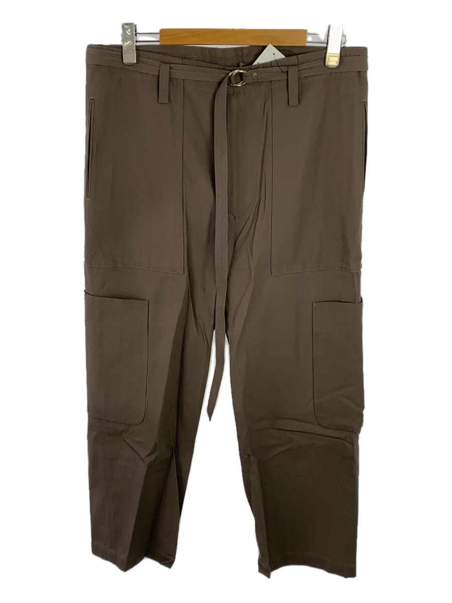 【中古】URU◆FATIGUE PANTS/ボトム/2/コットン/BRW/無地/20SCG02【メンズウェア】
