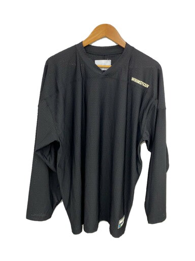 【中古】Whimsy◆長袖Tシャツ/XL/メッシュカットソー2024/BLK/WMS-24SS3-010【メンズウェア】 【中古】Whimsy◆長袖Tシャツ/XL/メッシュカットソー2024/BLK/WMS-24SS3-010【メンズウェア】