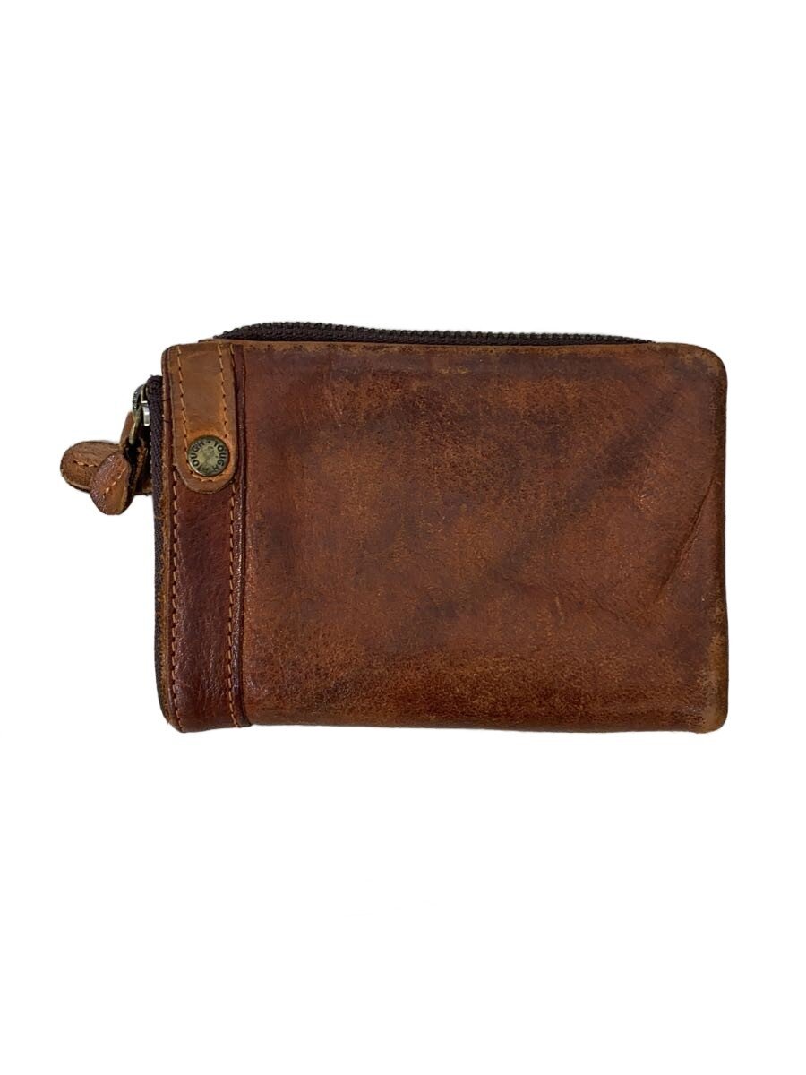【中古】TOUGH◆2つ折り財布/レザー/BRW/メンズ【服飾雑貨他】