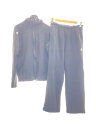 【中古】DESCENTE◆セットアップ/裏地毛玉/スポーツウェアー/O/BLK/DAT-2362【スポーツ】