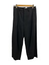 【中古】SHENERY◆23AW カーブシルエットスラックス/38/ポリエステル/BLK【レディースウェア】