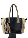 【中古】VIOLAd’ORO◆トートバッグ/レザー/BLK【バッグ】(4)